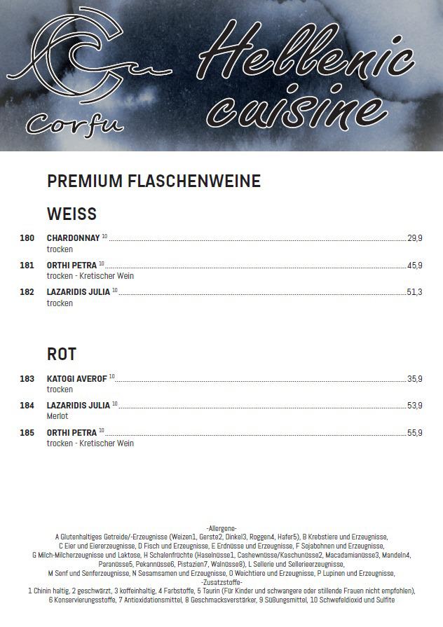 Premium Flaschenweine