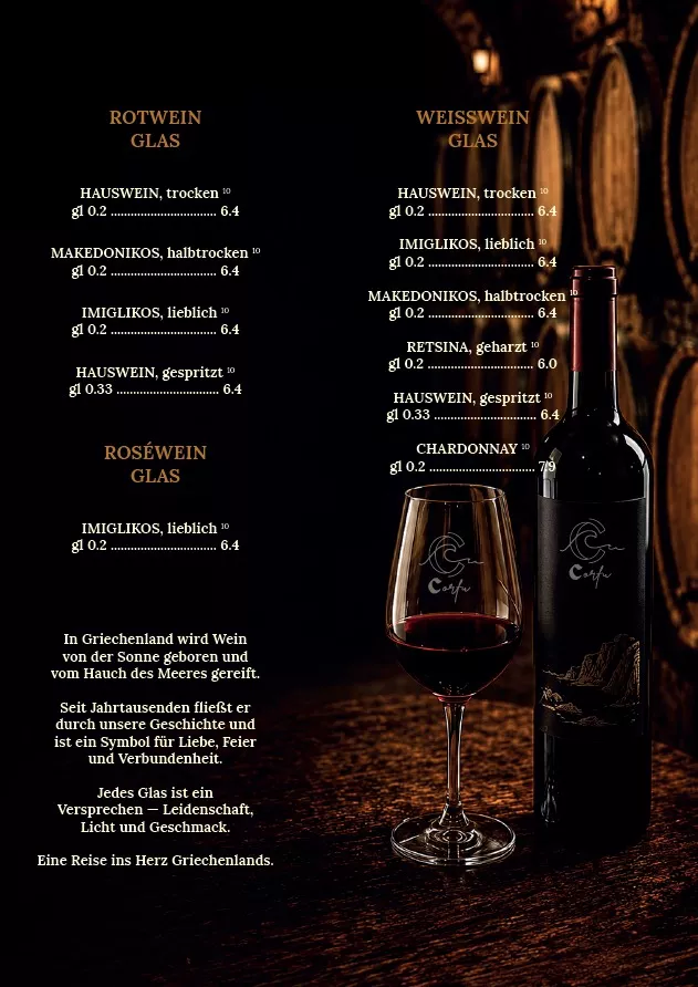 Offener Wein